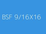 BSF 9/16X16
